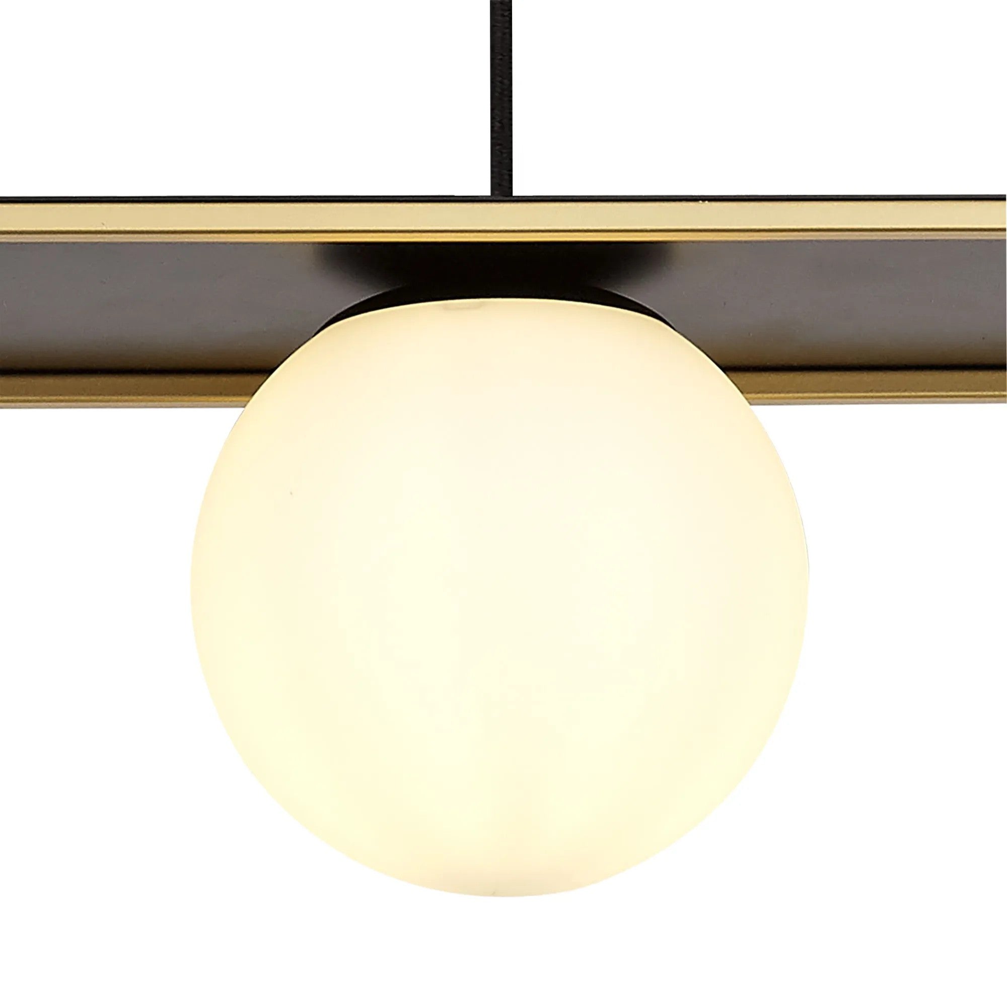 Lampa Sufitowa Czarno Złota APP1164-3CP 5