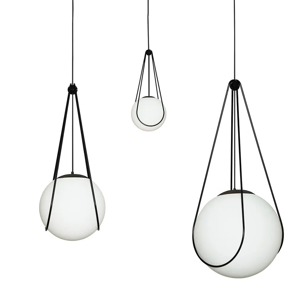 LAMPA SUFITOWA WISZĄCA APP1792-1CP 20cm Czarna 5
