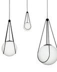 LAMPA SUFITOWA WISZĄCA APP1792-1CP 20cm Czarna 5