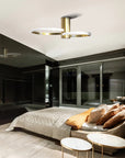 Lampa Sufitowa Plafon APP1402-CW Złota 5