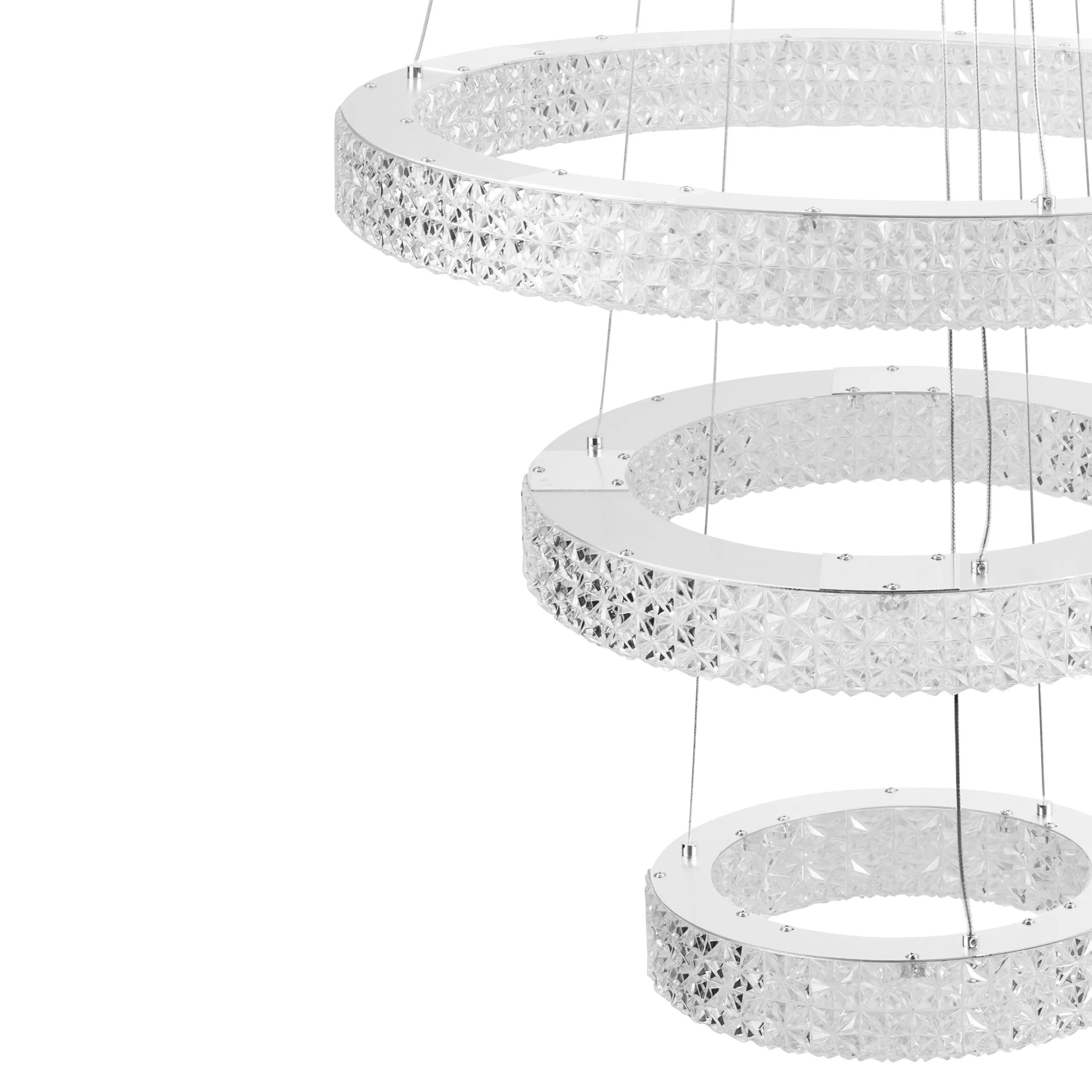 LAMPA WISZĄCA LED KRYSZTAŁOWA MS008-CP Chrom 5