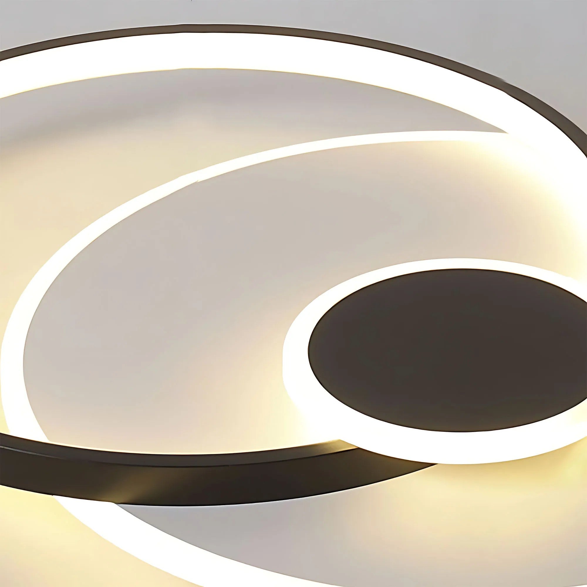 Lampa Sufitowa APP1709-C Plafon LED Czarny + Pilot 5