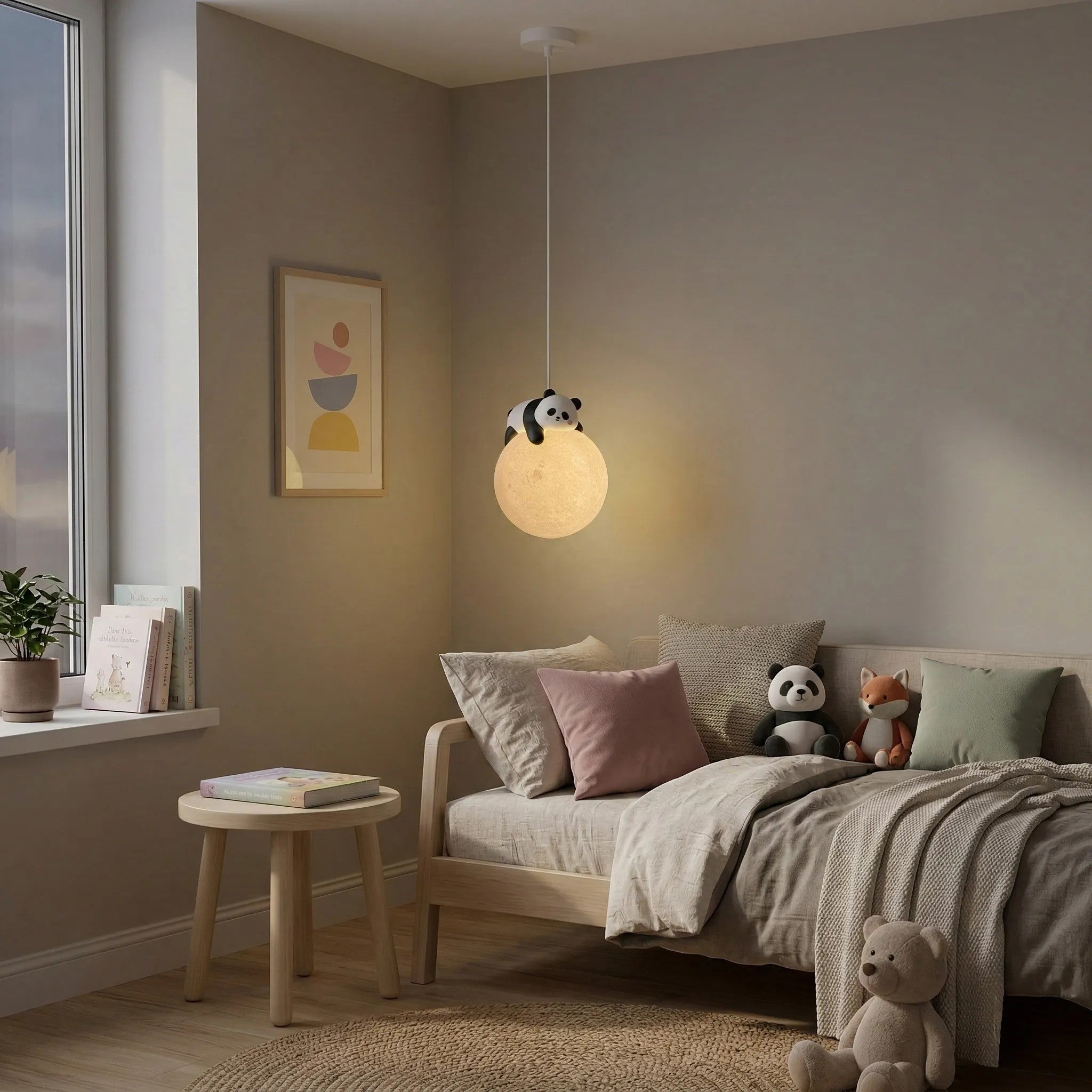 LAMPA SUFITOWA WISZĄCA PANDA G162-1CP 5