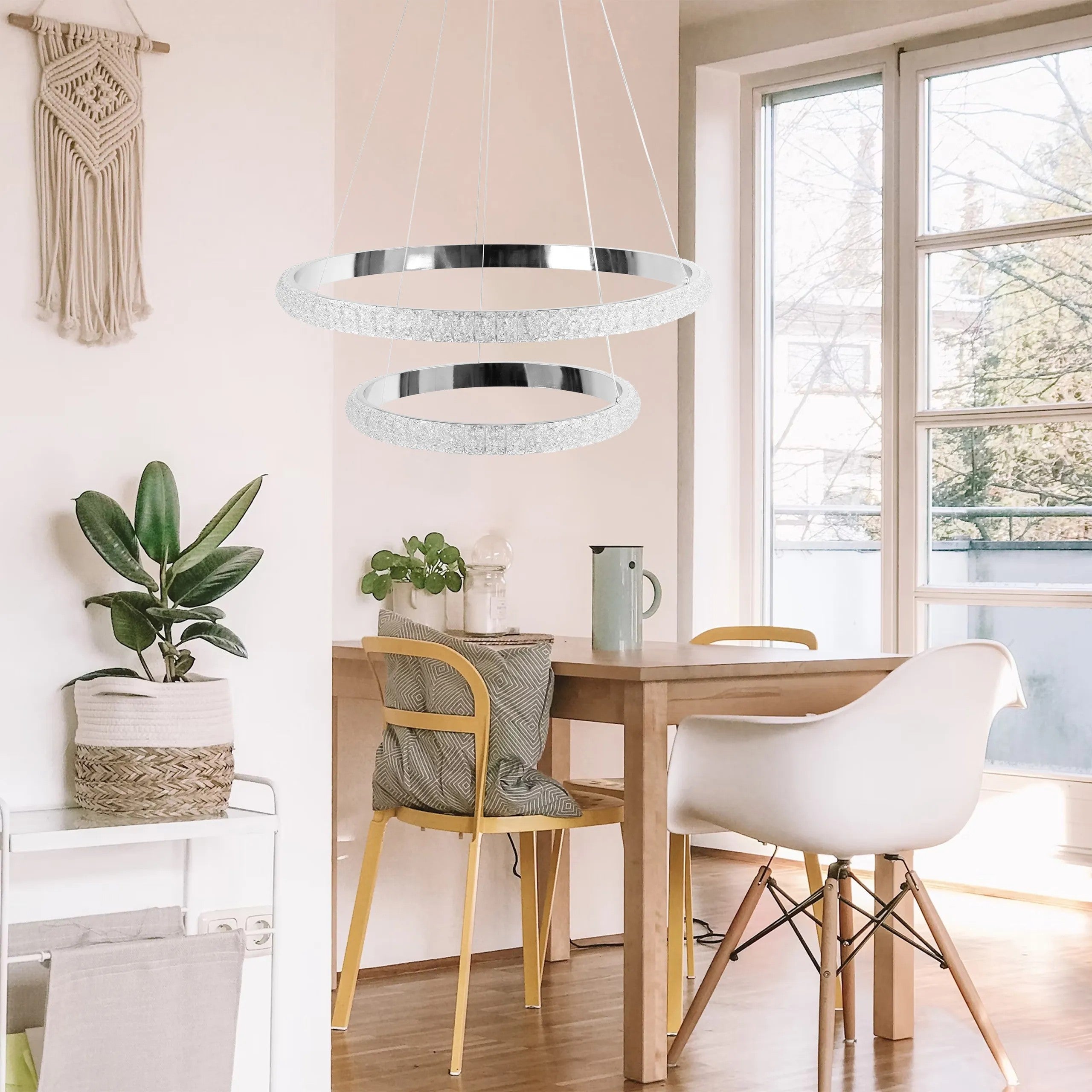 LAMPA WISZĄCA LED G046-2CP CHROME 5