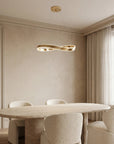 LAMPA SUFITOWA WISZĄCA SWE066-CP 60cm ZŁOTA 5