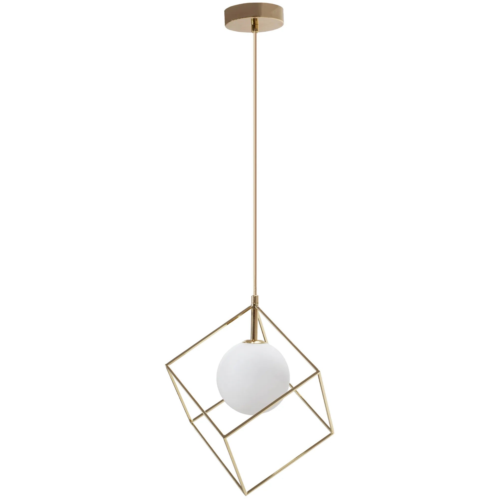 Lampa Wisząca APP1210-1CP Złota 5