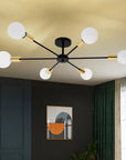 Lampa Pająk 6 APP501-6C Czarna 5