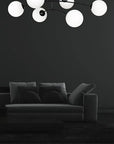 LAMPA WISZĄCA SUFITOWA CZARNY MAT APP1576-6C 5