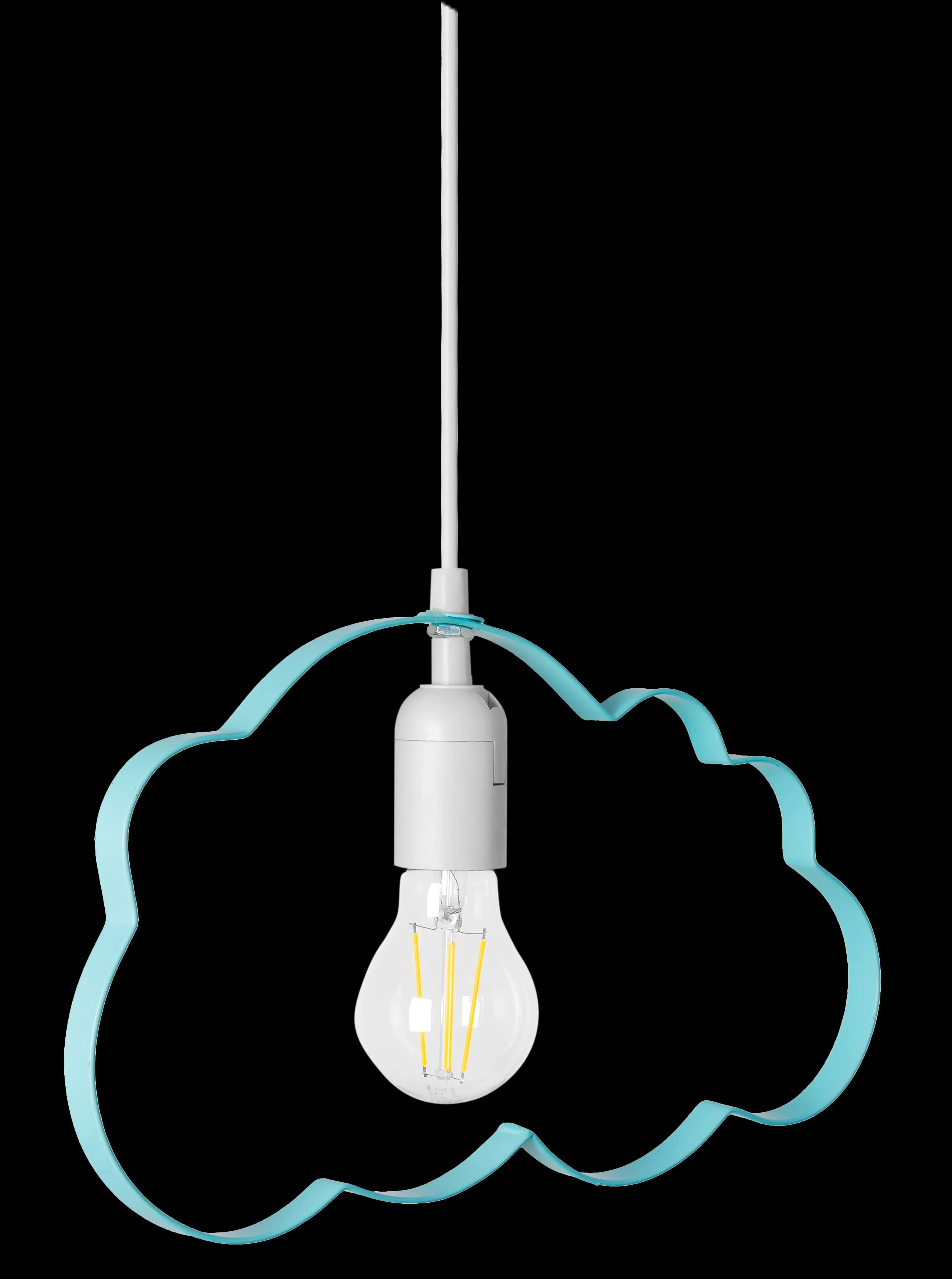 LAMPA WISZĄCA CHMURKA BŁĘKITNA 5
