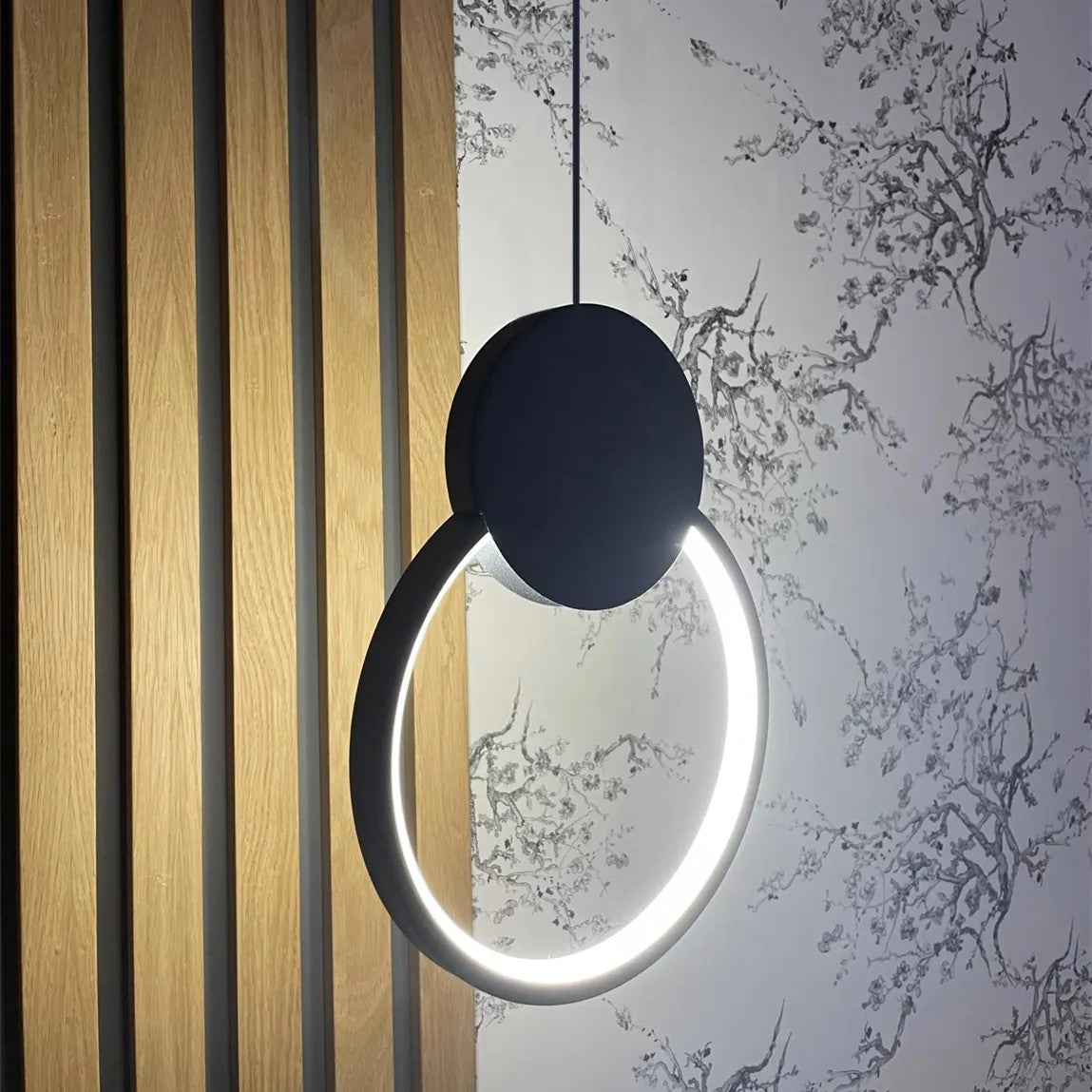 Lampa Sufitowa Wisząca LED APP852-CP Czarna 5