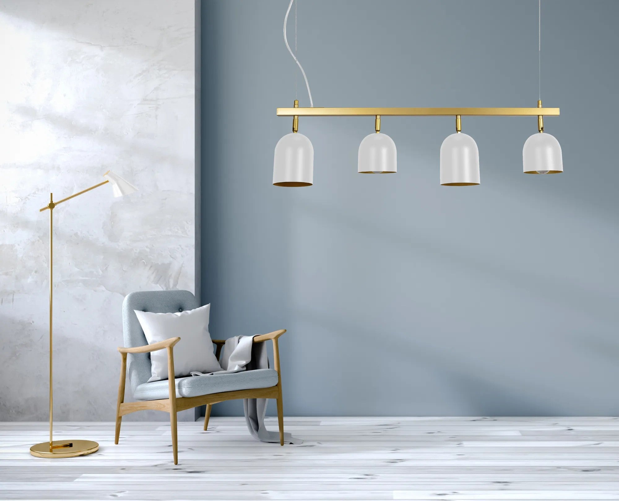 Lampa Wisząca APP1030-4CP Biała 5