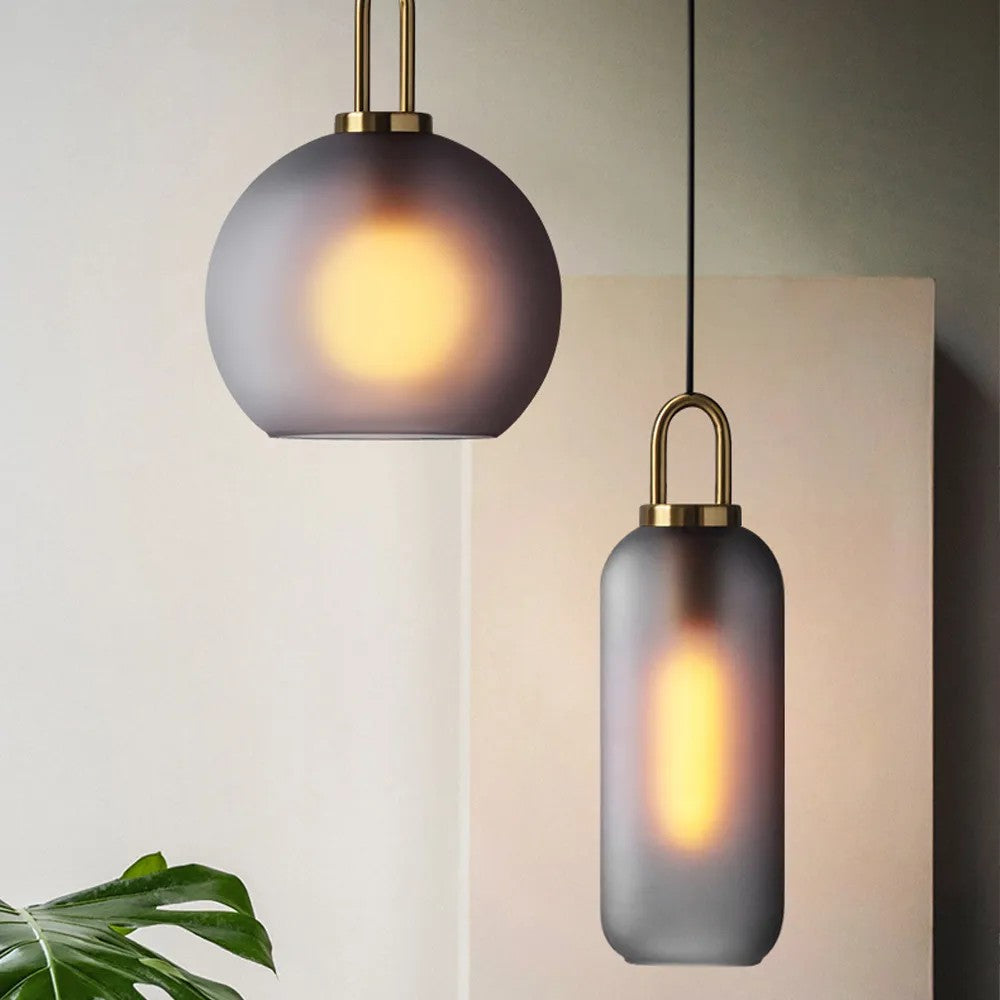 Lampa Sufitowa Wisząca Szklana Tuba APP628-1CP 5