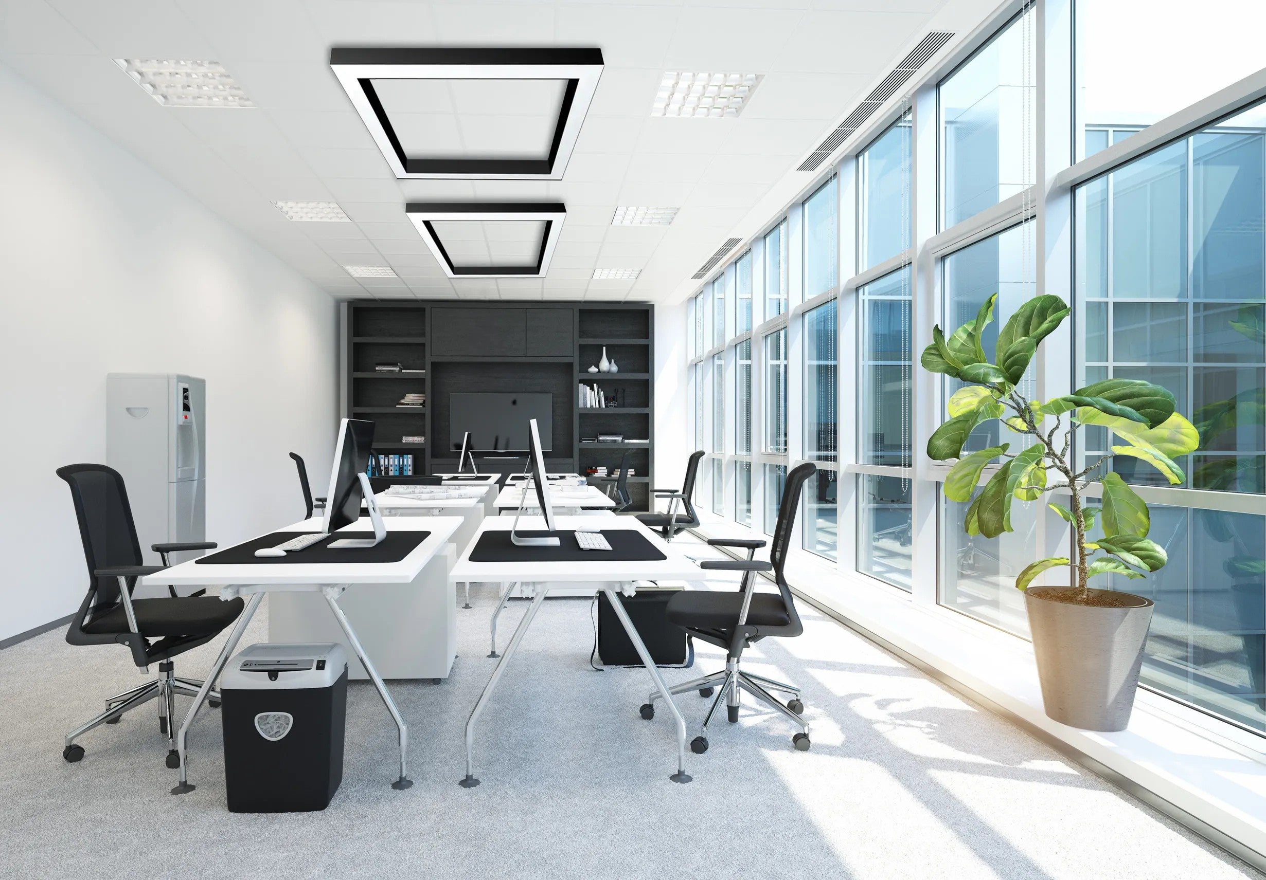 Lampa Sufitowa Plafon APP1284-C Czarna 5