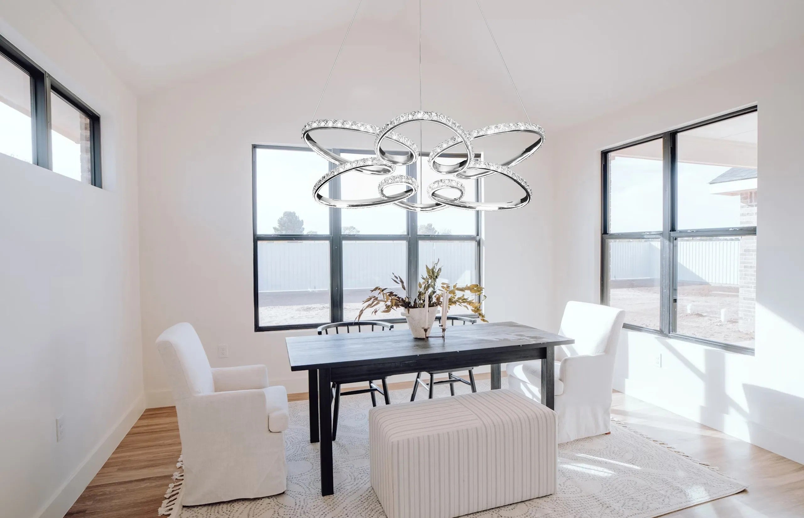 LAMPA WISZĄCA LED G002-CP CHROM 5