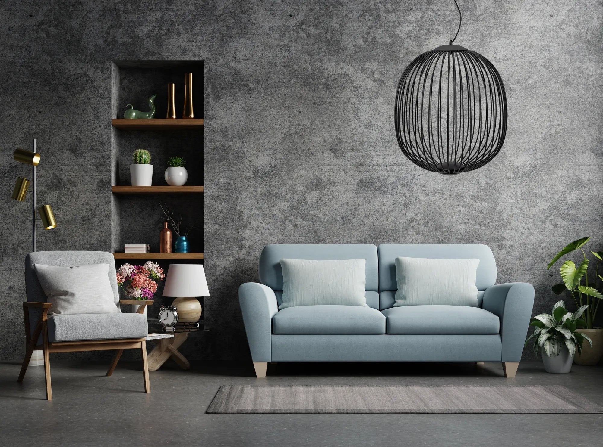 Lampa Sufitowa Wisząca APP967-1CP Czarna 5