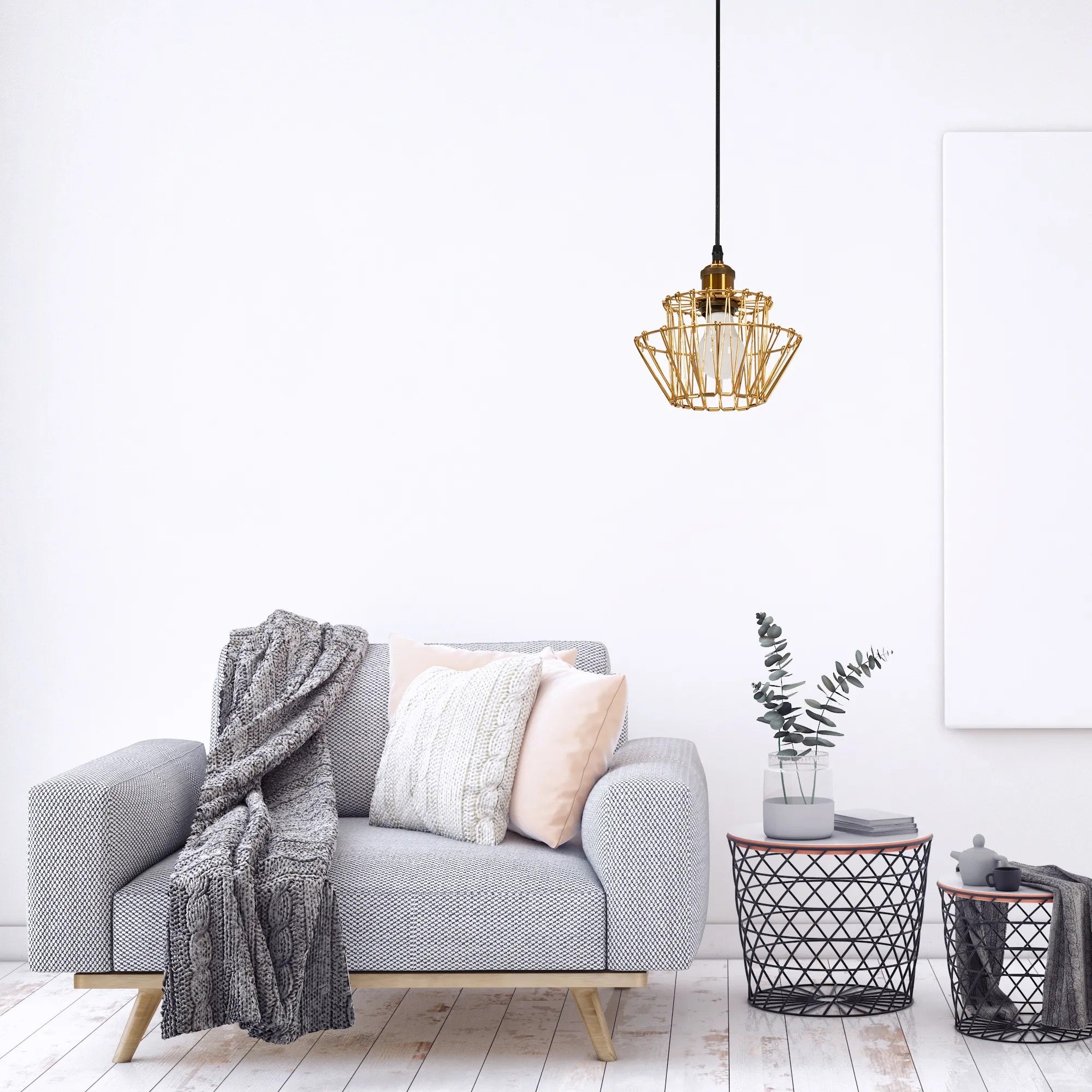 Lampa Sufitowa Wisząca APP942-1CP Set 36cm Złota 5