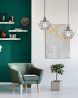 Lampa Sufitowa Wisząca APP943-1CP Set Chrome 5