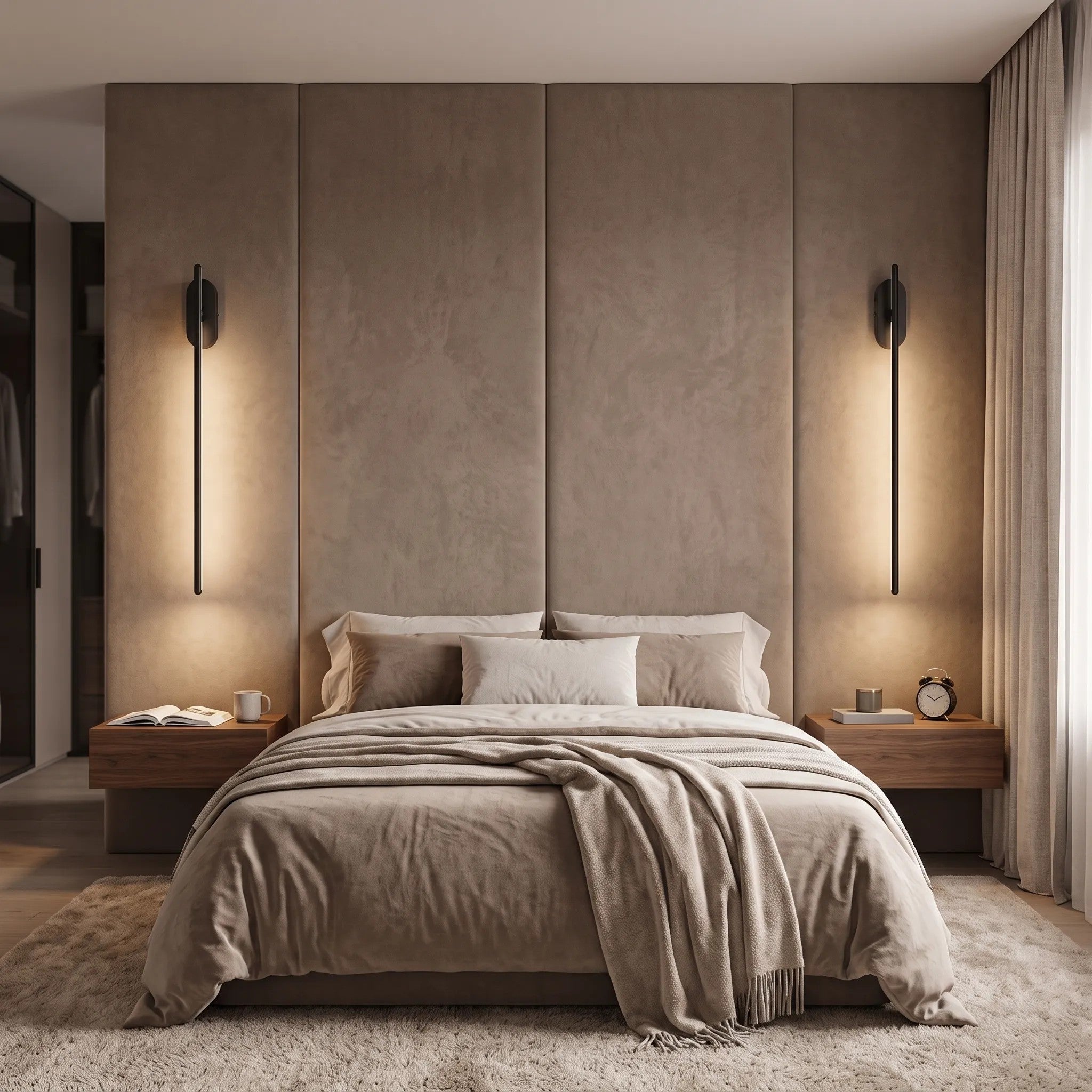 LAMPA KINKIET DO SALONU LED NEUTRALNY 12W 92CM APP584-1W 5