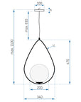 Lampa Sufitowa Nowoczesna Loft APP938-1CP Czarna 5