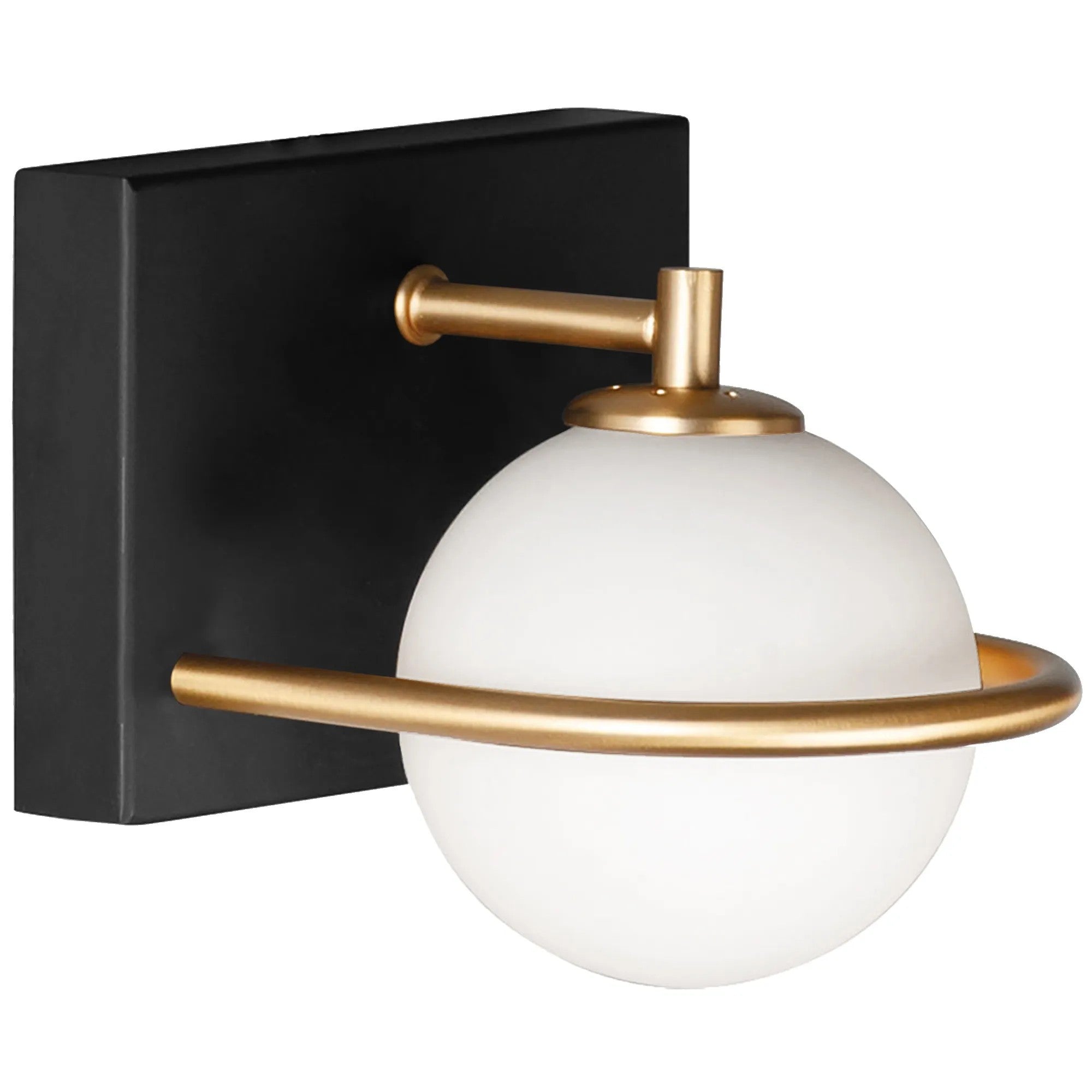 LAMPA ŚCIENNA KINKIET APP1220-1W Czarno Złota 5