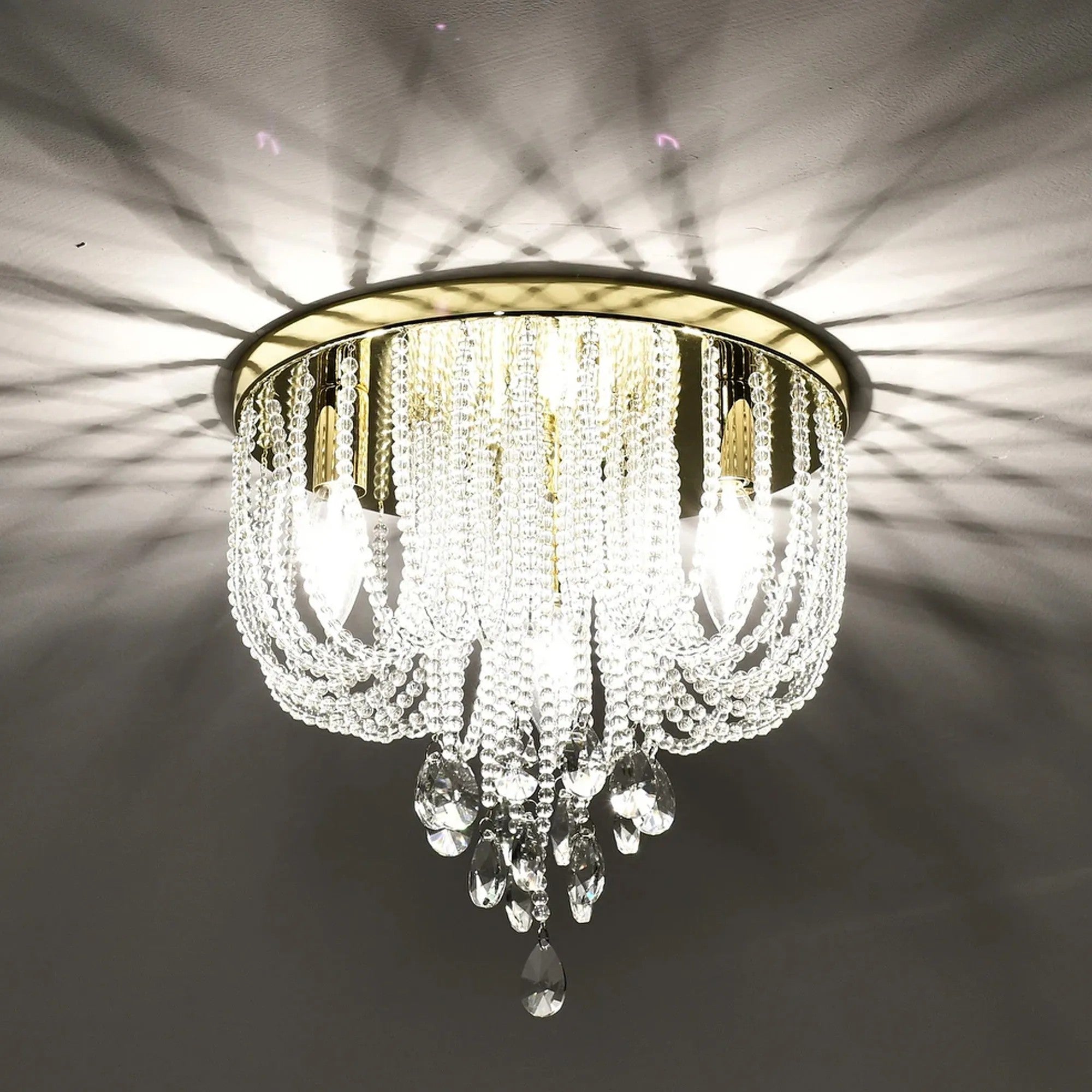 Lampa Kryształowa Plafon APP1625-3C 5