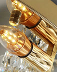 LAMPA KRYSZTAŁOWA PLAFON APP1729-8C 60 Cm ZŁOTA 5