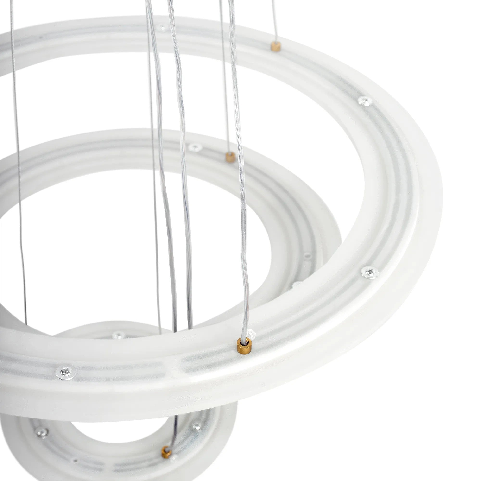 LAMPA SUFITOWA WISZĄCA LED G041-3CP Szczotkowane Złoto 5