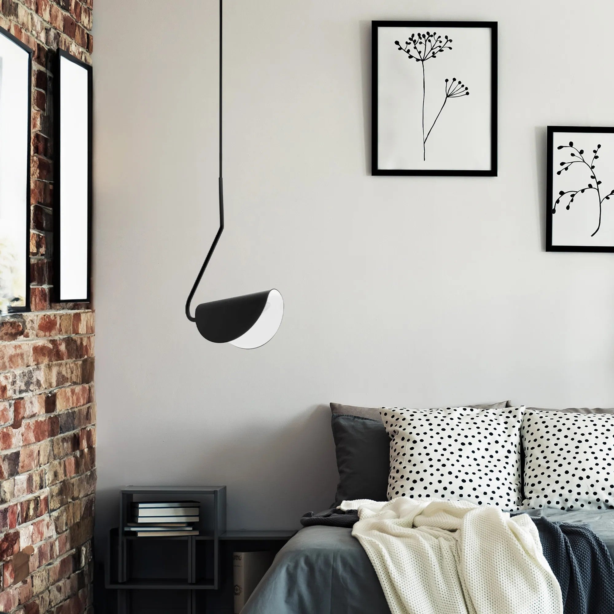 LAMPA SUFITOWA WISZĄCA APP1263-1CP BLACK 5