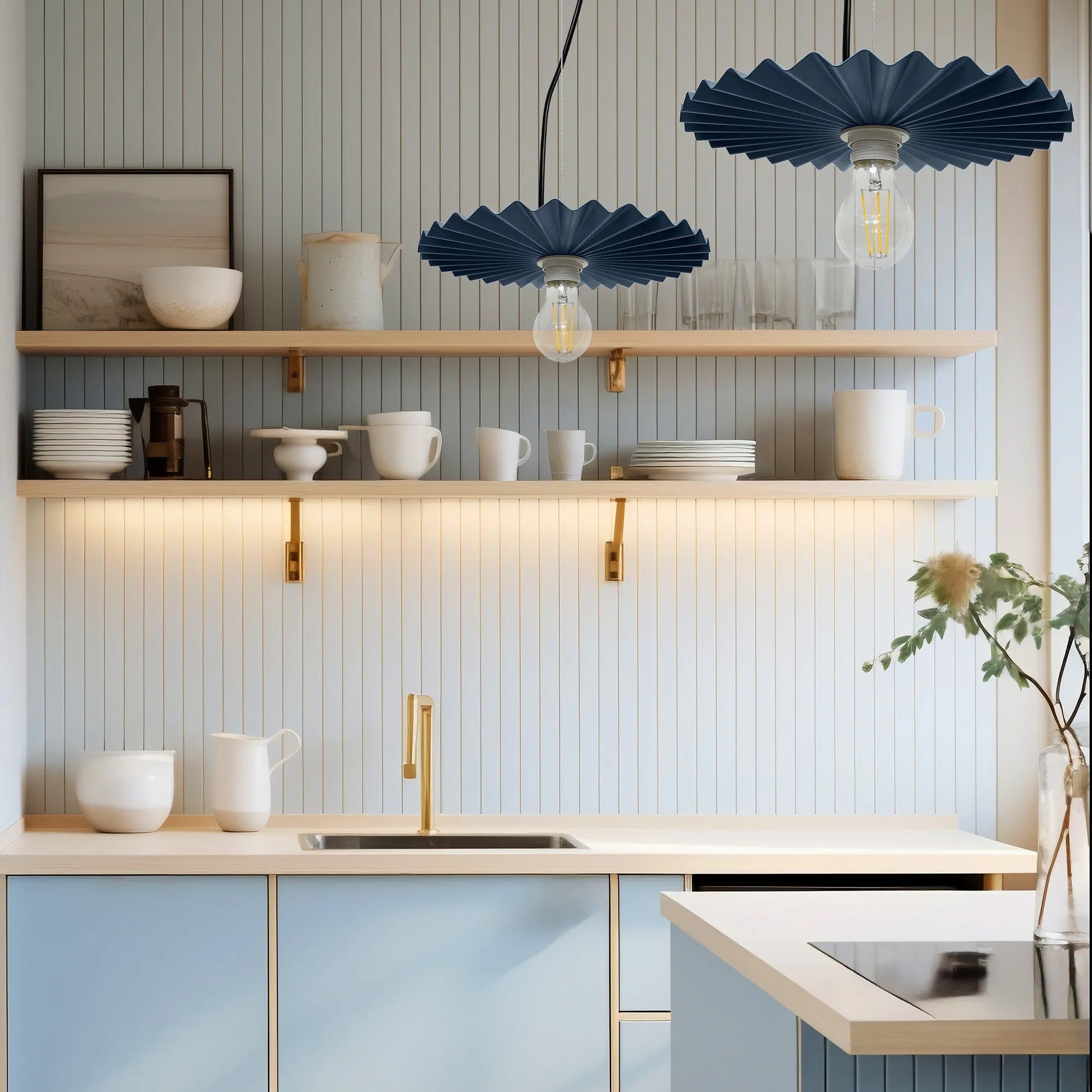 LAMPA SUFITOWA WISZĄCA APP1456-1CP Niebieski 5
