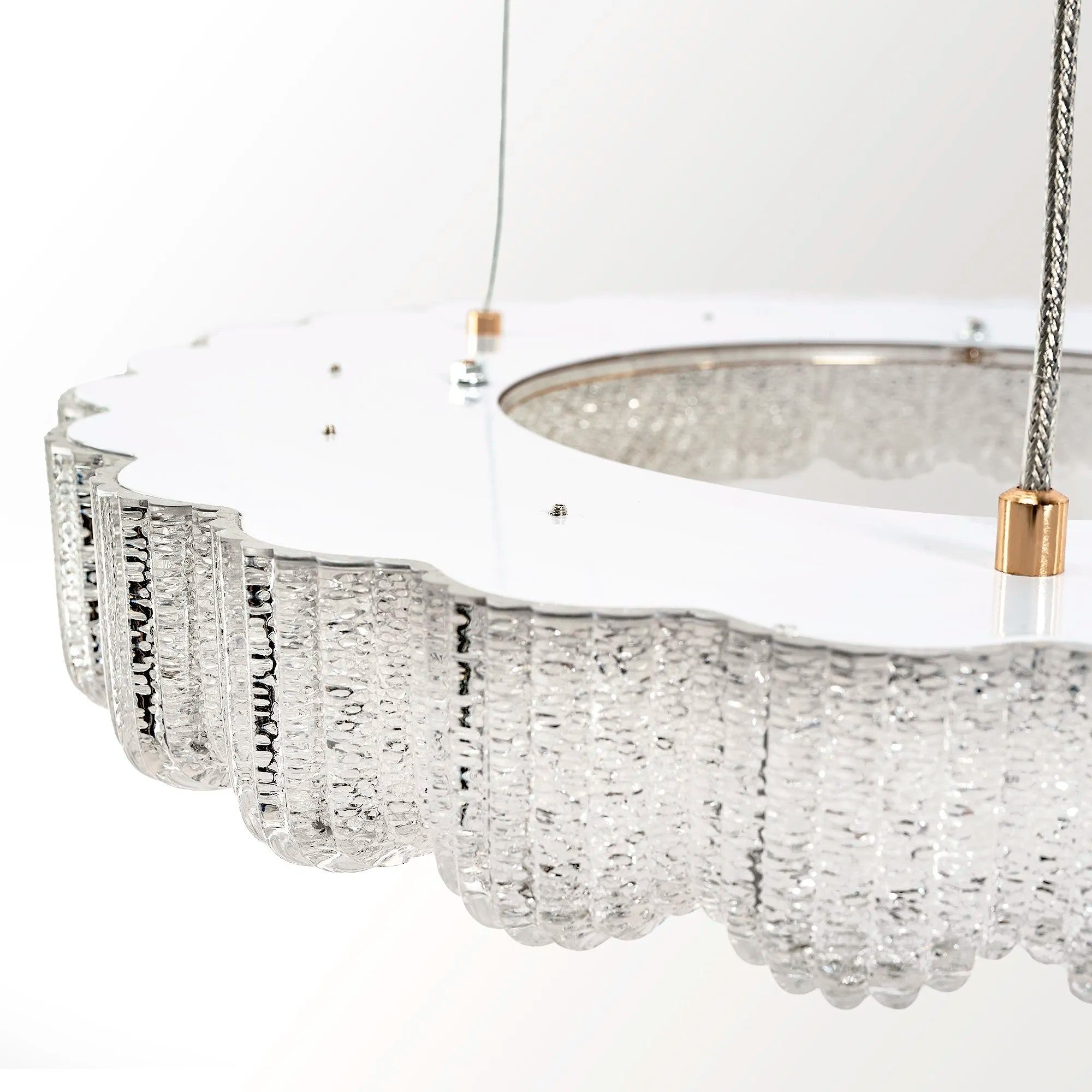 LAMPA WISZĄCA LED MS019-CP Różowe Złoto 60cm 5
