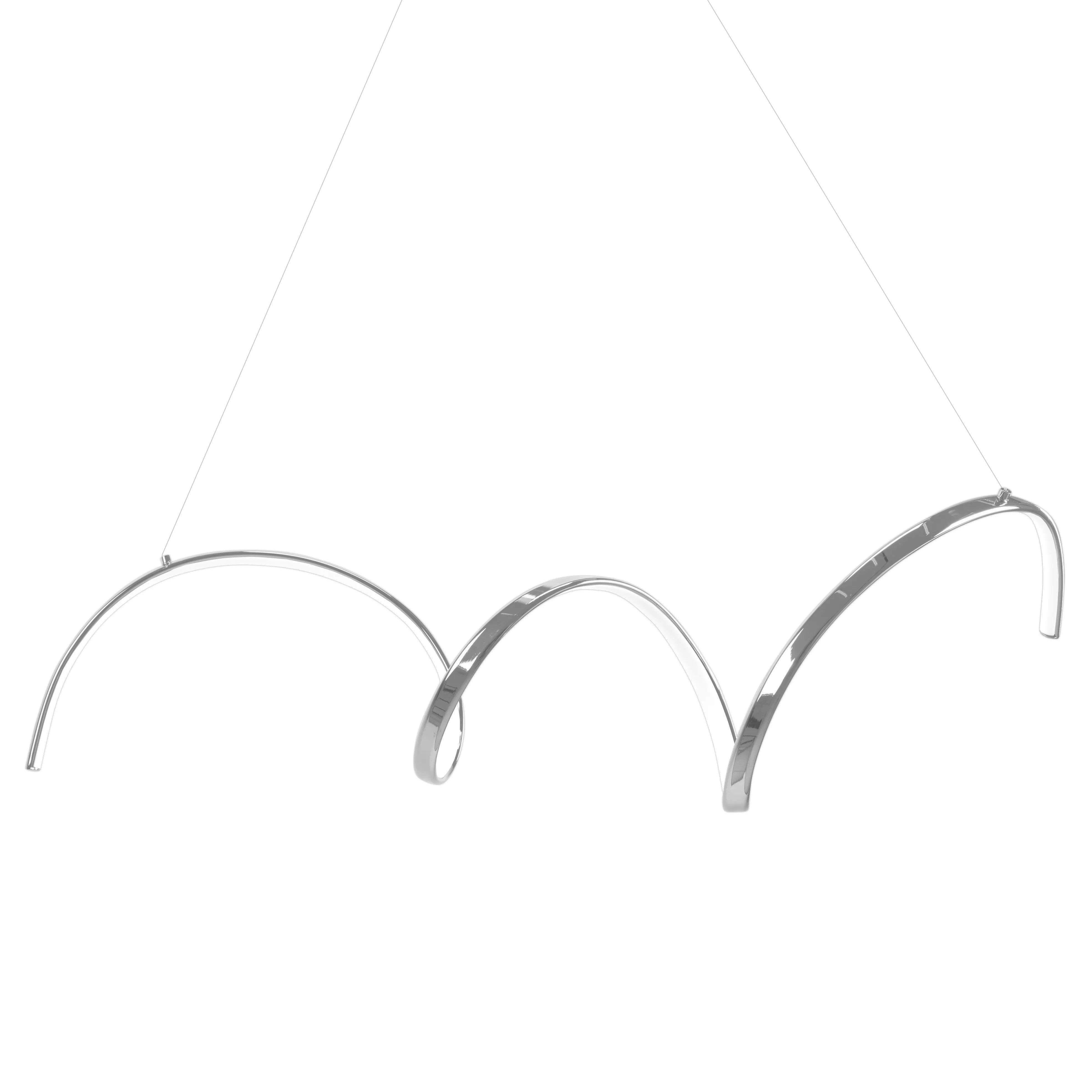 LAMPA SUFITOWA WISZĄCA LED LHJ025-CP CHROME 5