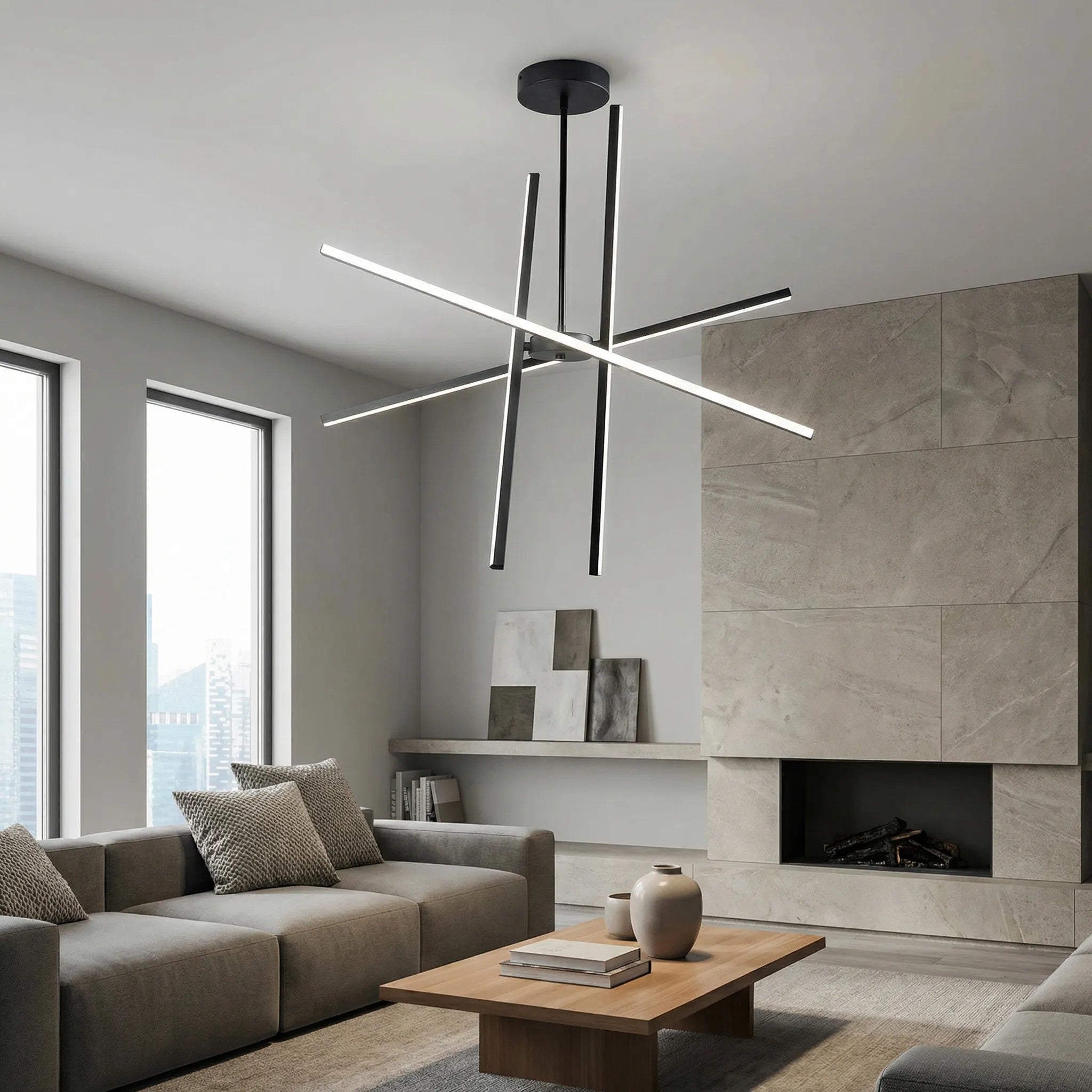 Lampa Sufitowa LED APP1929-CP Czarna 5