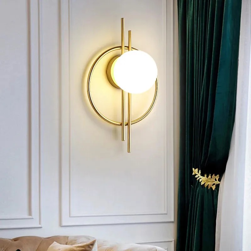 LAMPA ŚCIENNA KINKIET APP1436-W GOLD 5