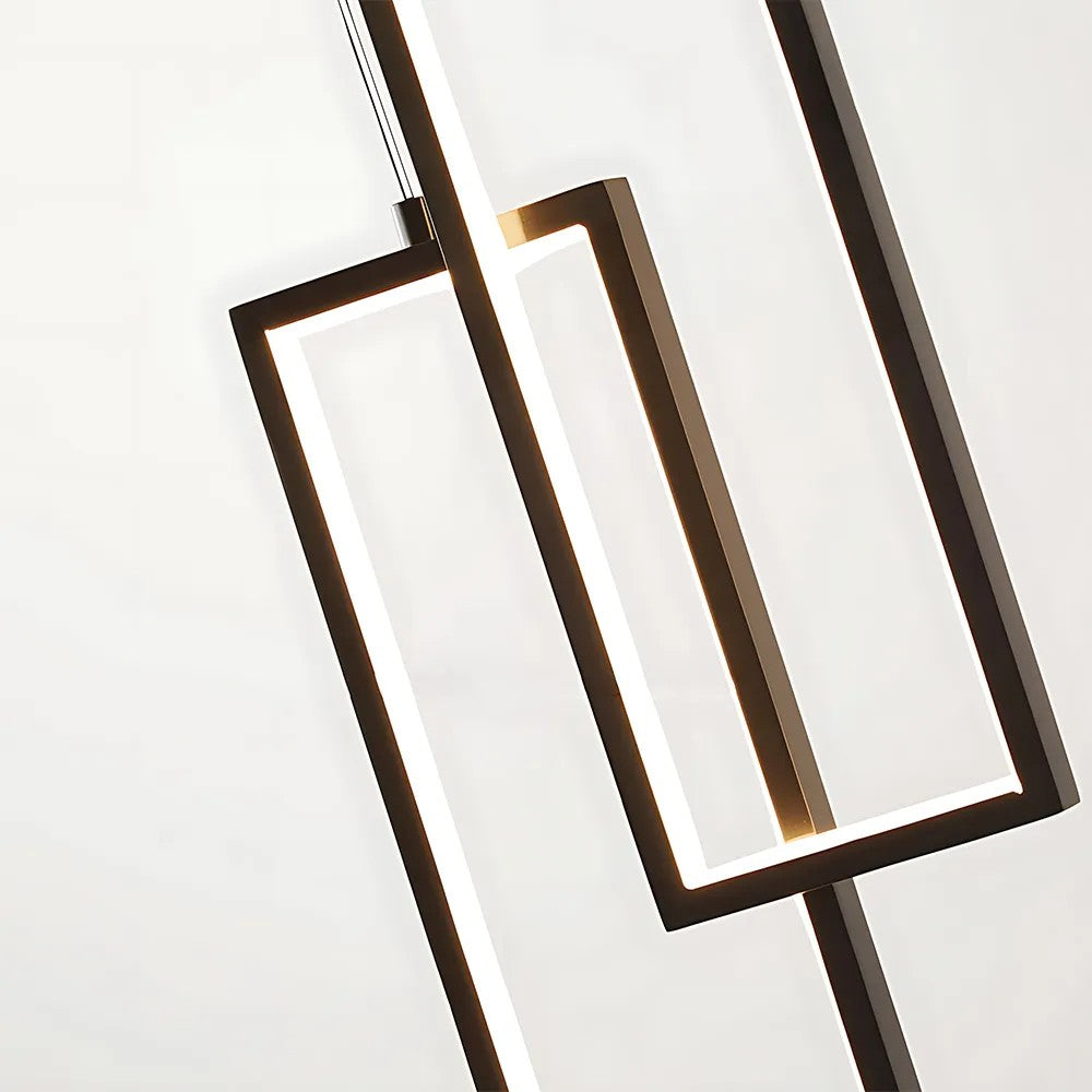 LAMPA SUFITOWA WISZĄCA LED LHJ085-2CP CZARNA 5