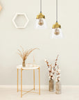 Lampa Wisząca APP895-1CP Złota 5