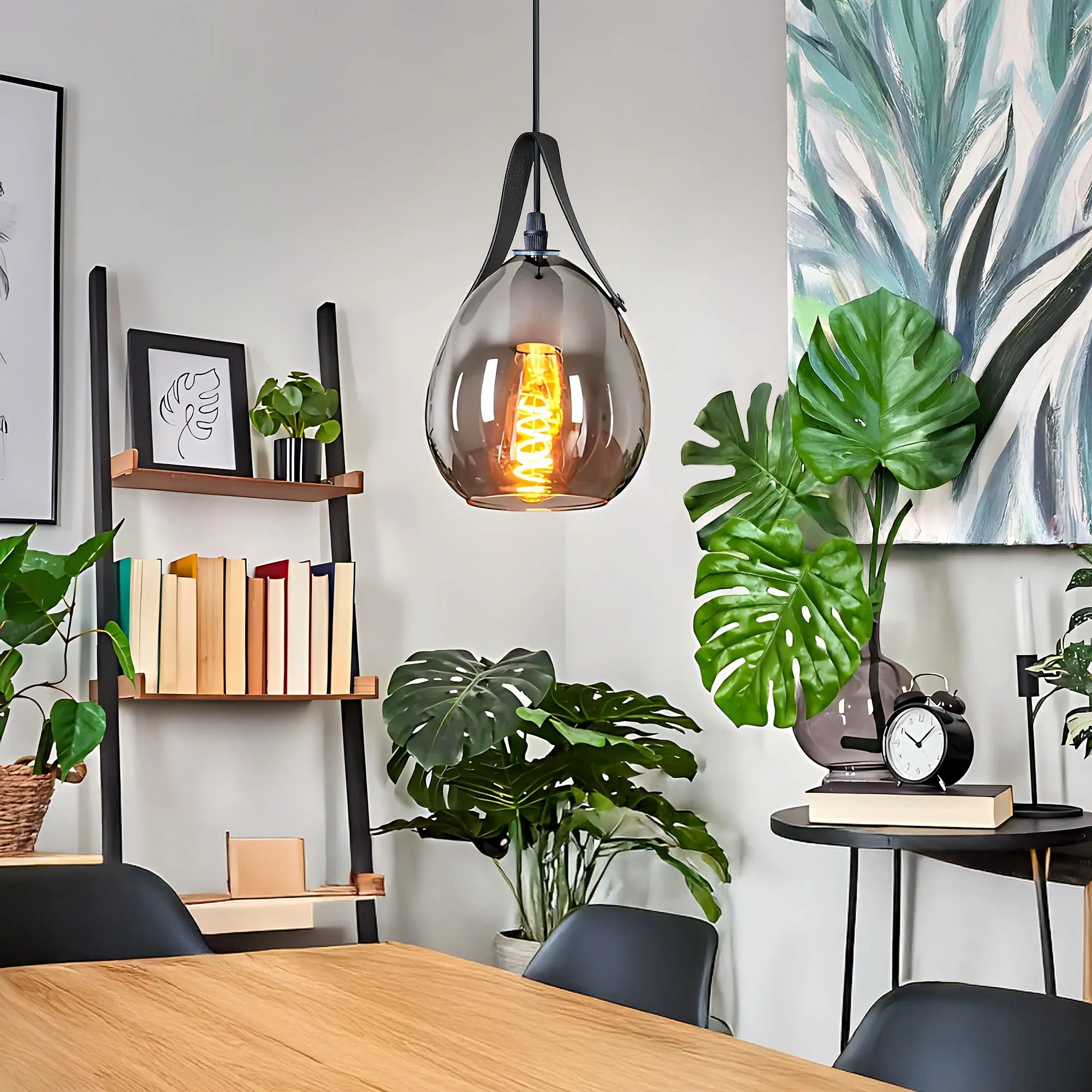 Lampa Wisząca APP1774-1CP BLACK GREY 5
