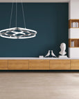 Lampa Sufitowa Nowoczesna LED + PILOT APP795-CP Flat Chrom 5