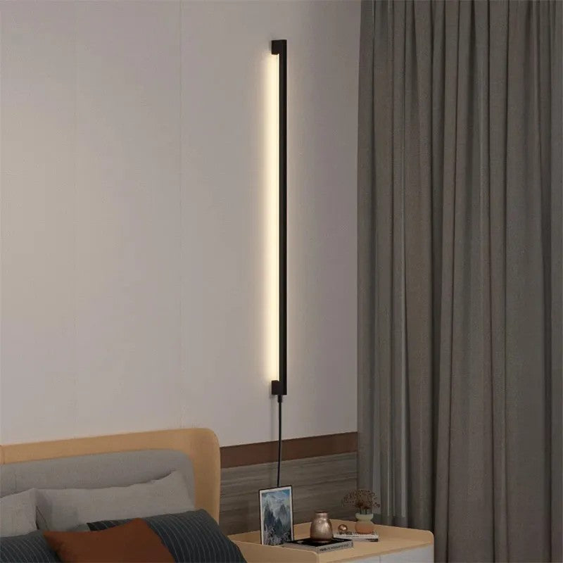 KINKIET ŚCIENNY LED LHJ064-W 100cm CZARNY 5