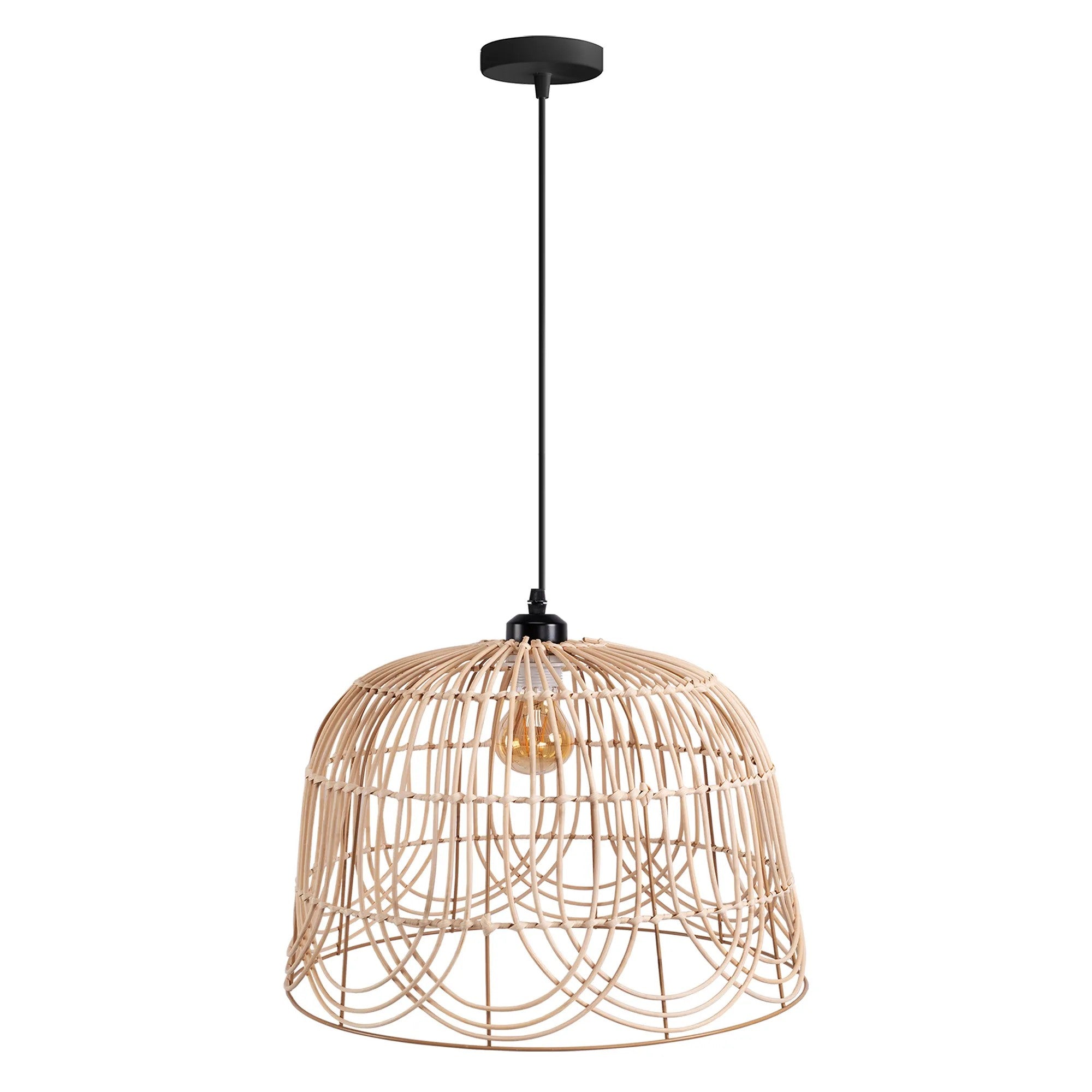 LAMPA SUFITOWA WISZĄCA NATURAL BOHO APP1351-1CP 30 Cm 5