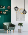 Lampa Sufitowa Wisząca APP941-1CP Set 36cm Czarna 5