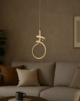 LAMPA WISZĄCA LED G071-CP ZŁOTA 5