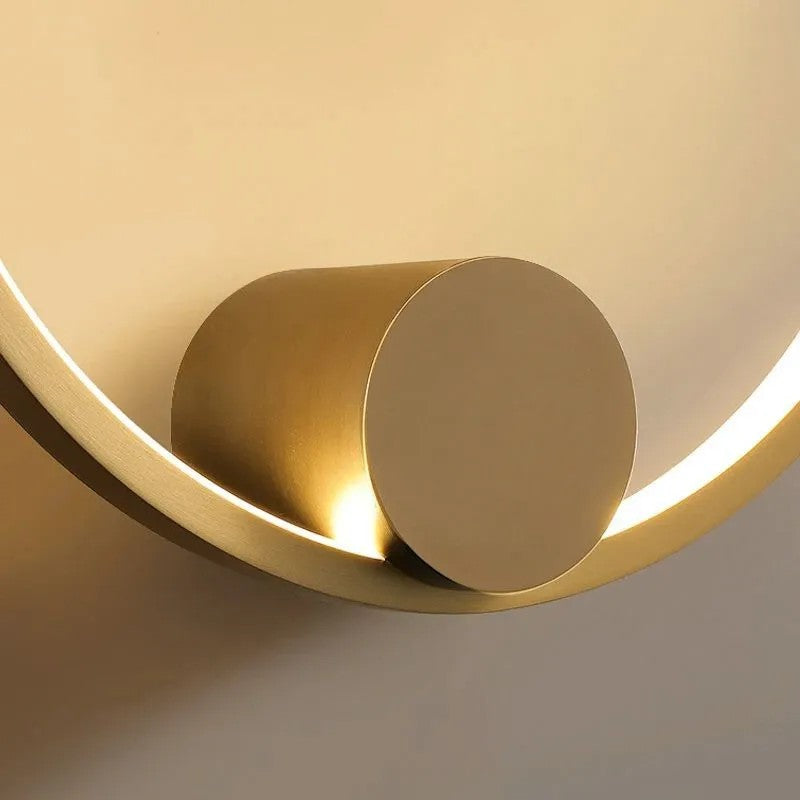 LAMPA ŚCIENNA KINKIET LED APP1391-CW OLD GOLD 50cm 5