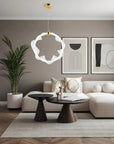 LAMPA WISZĄCA LED G014-1CP BIAŁY/ZŁOTY 5