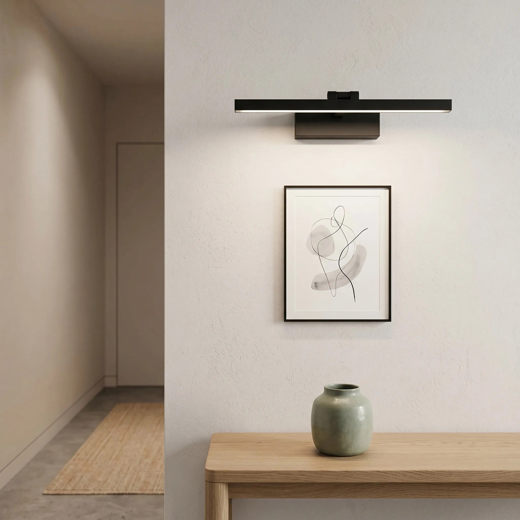 Kinkiet Łazienkowy LED APP1866-1W 40 Cm Black 5