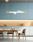LAMPA WISZĄCA LED G011-CP BIAŁY/ZŁOTY 5