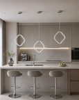 Lampa Sufitowa Wisząca LED LHJ127-W Chrom 5