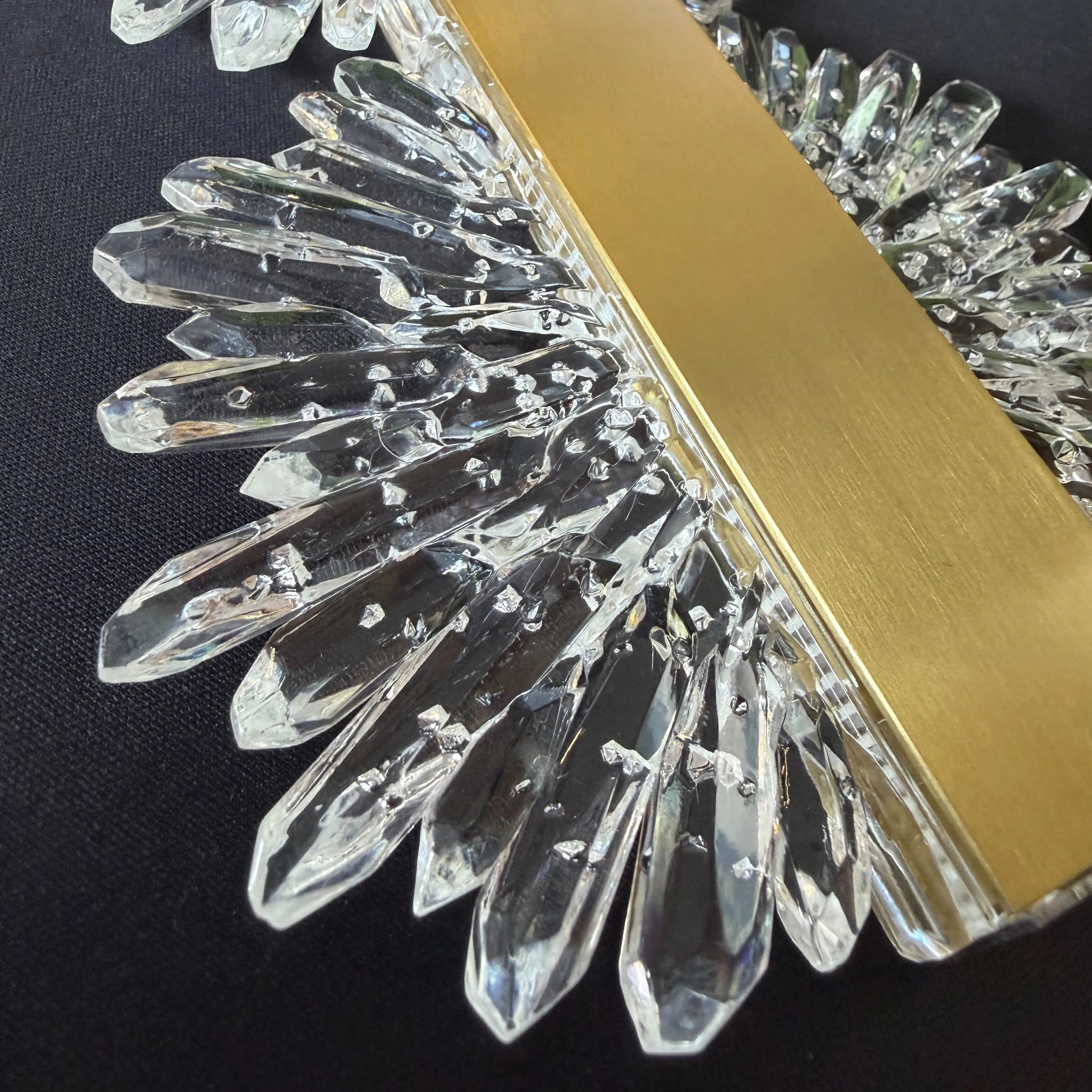 Lampa Wisząca LED G148-2CP Gold Złota Szczotkowana 5
