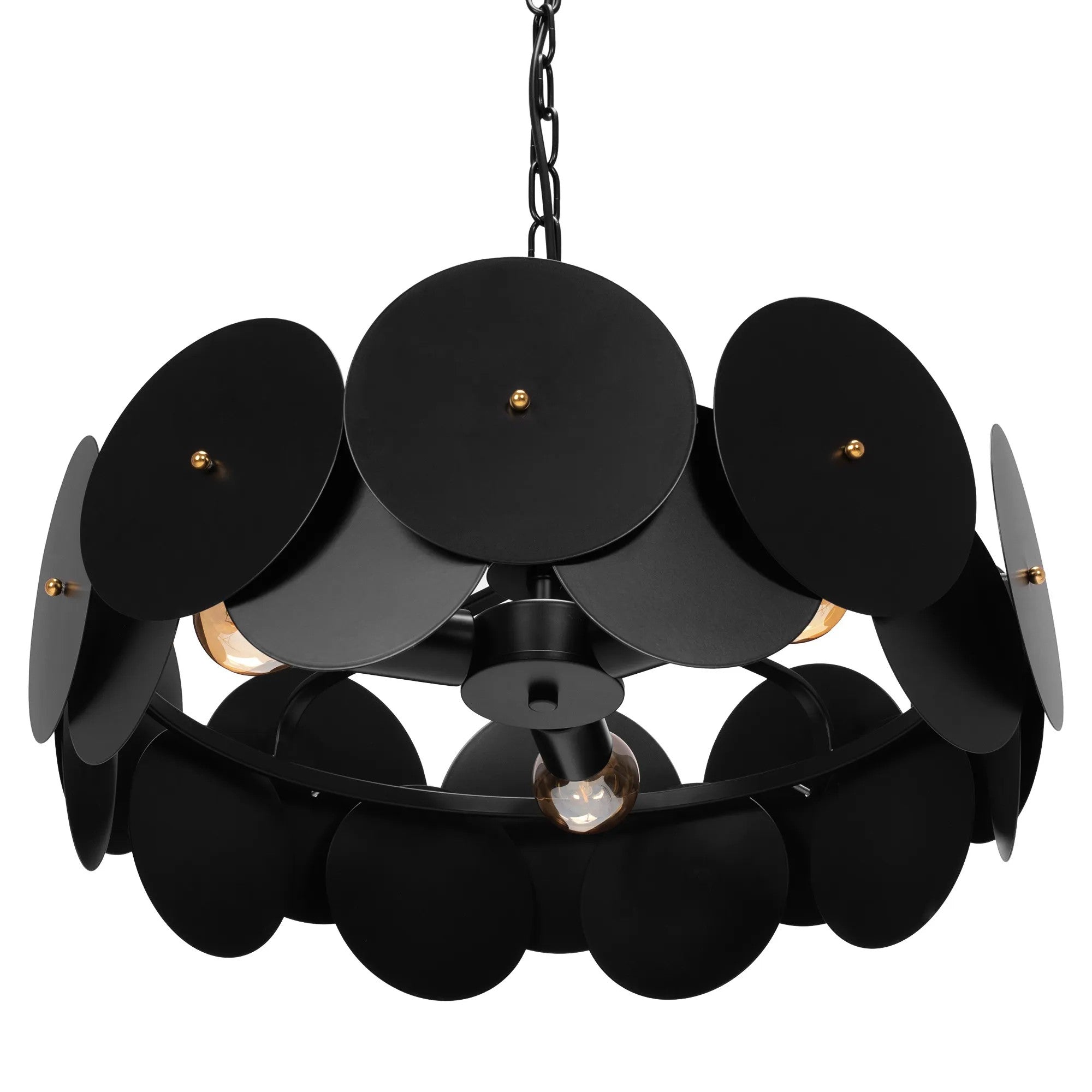 LAMPA SUFITOWA WISZĄCA APP1307-CP BLACK 5