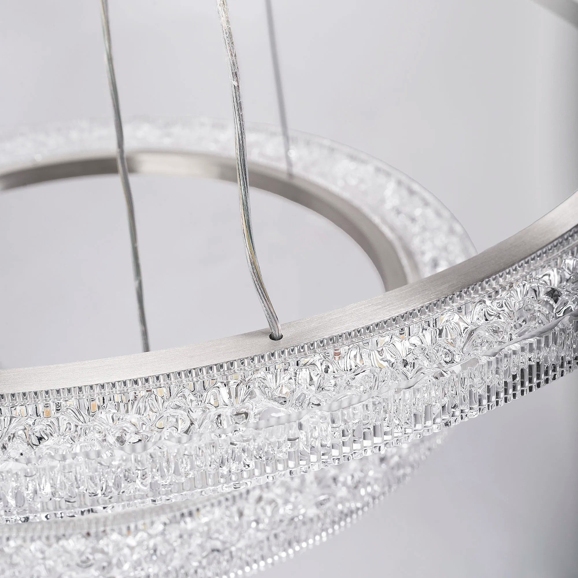 LAMPA SUFITOWA WISZĄCA LED LHJ045-CP2 NIKIEL SZCZOTKOWANY 5