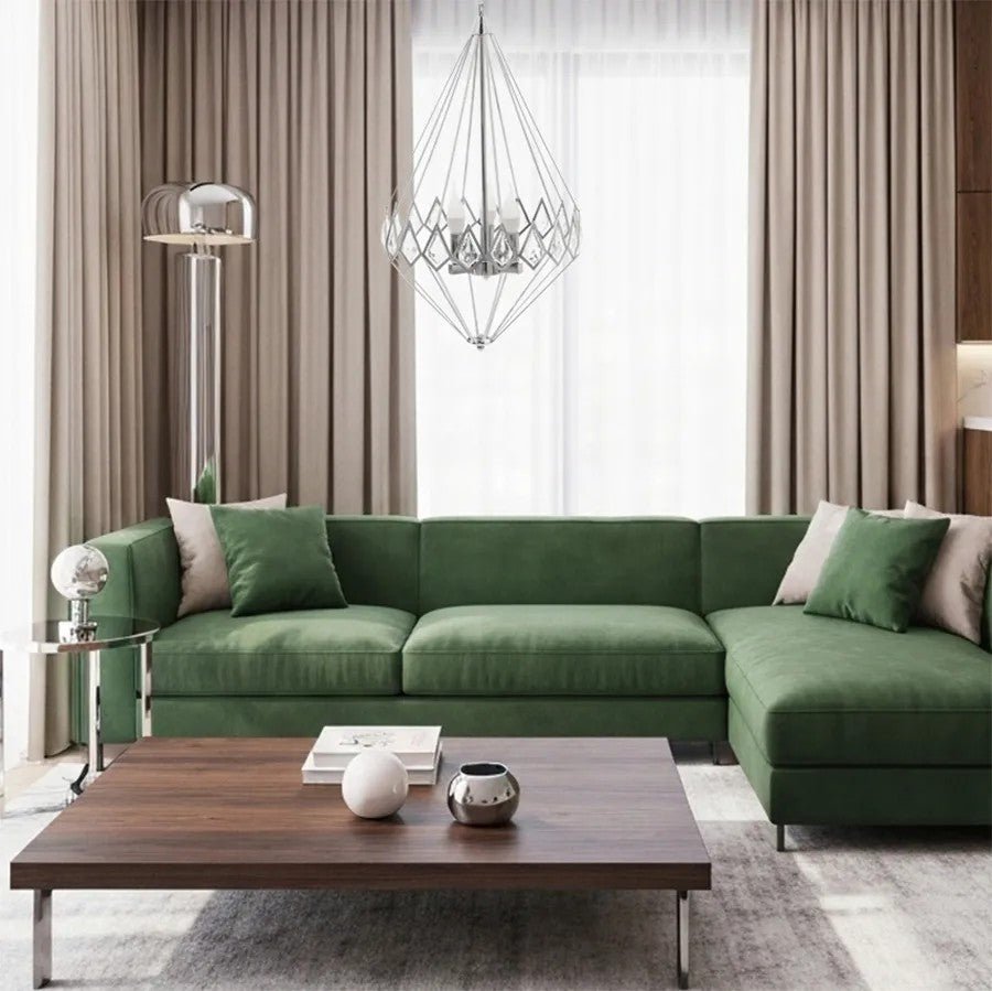 LAMPA WISZĄCA KRYSZTAŁOWA DIAMENT APP767-3CP 5